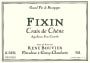 Rene Bouvier Fixin Crais de Chene 2012 Front Label