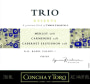 Reserva Trio Rapel Valley Merlot 2013 Front Label