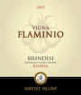 Agricole Vallone Vigna Flaminio Riserva 2005 Front Label
