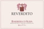 Reverdito Barbera d'Alba Butti 2013 Front Label