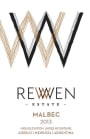 Rewen Estate Malbec 2013 Front Label