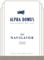 Alpha Domus Navigator 2009 Front Label