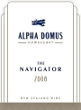 Alpha Domus Navigator 2008 Front Label