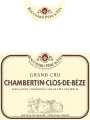 Bouchard Pere & Fils Chambertin-Clos de Beze Grand Cru 2014 Front Label
