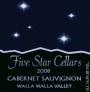 Five Star Cellars Cabernet Sauvignon 2008 Front Label