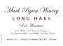 Mark Ryan Long Haul 2010 Front Label