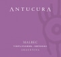 Antucura Malbec 2010 Front Label