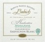 Babich Headwaters Organic Block Sauvignon Blanc 2011 Front Label