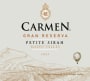 Carmen Gran Reserva Petit Sirah 2011 Front Label