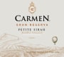 Carmen Gran Reserva Petit Sirah 2010 Front Label