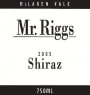 Mr. Riggs Shiraz 2005 Front Label