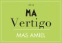 Mas Amiel Vertigo Blanc 2014 Front Label
