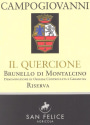 San Felice Brunello di Montalcino Campogiovanni Il Quercione Riserva 2007 Front Label