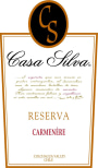 Casa Silva Reserva Carmenere 2013 Front Label