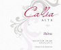 Bodegas Callia Alta Shiraz 2014 Front Label