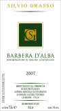 Silvio Grasso Barbera d'Alba 2007 Front Label
