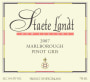 Staete Landt Pinot Gris 2007 Front Label