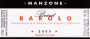 Manzone Barolo Bricat 2003 Front Label
