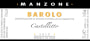 Manzone Barolo Castelletto 2010 Front Label