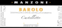 Manzone Barolo Castelletto 2011 Front Label