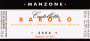 Manzone Barolo Castelletto 2006 Front Label