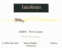 TarraWarra Estate Tin Cows Chardonnay 2004 Front Label