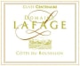 Domaine Lafage Cuvee Centenaire Blanc 2013 Front Label