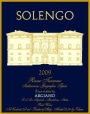 Argiano Solengo 2009 Front Label