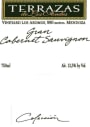 Terrazas de los Andes Gran Cabernet Sauvignon 2013 Front Label