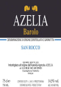 Azelia Barolo San Rocco 2010 Front Label