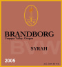 Brandborg Cellars Syrah 2005 Front Label