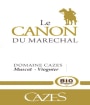 Domaine Cazes Le Canon du Marechal 2013 Front Label