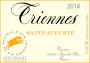 Domaine de Triennes Saint-Auguste 2014 Front Label