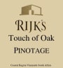 Rijk's Private Cellar Touch of Oak Pinotage 2012 Front Label