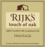 Rijk's Private Cellar Touch of Oak Pinotage 2010 Front Label