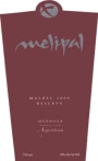 Melipal Reserve Malbec 2004 Front Label