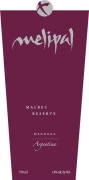 Melipal Reserve Malbec 2007 Front Label