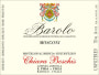 E. Pira e Figli Barolo Mosconi 2010 Front Label