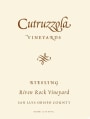 Cutruzzola Vineyards Riven Rock Vineyard Riesling 2012 Front Label