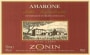 Zonin Amarone 2004 Front Label