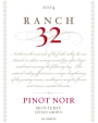 Ranch 32 Wines Estate Grown Pinot Noir 2014 Front Label