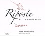 Riposte The Sabre Pinot Noir 2012 Front Label