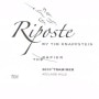 Riposte The Rapier Traminer 2010 Front Label