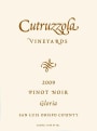 Cutruzzola Vineyards Gloria Pinot Noir 2009 Front Label