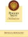 Villa Poggio Salvi Brunello di Montalcino 2007 Front Label