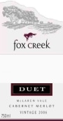 Fox Creek Duet Cabernet Sauvignon Merlot 2006 Front Label