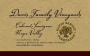 Davis Family Vineyards Cabernet Sauvignon 2013 Front Label