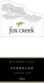 Fox Creek Verdelho 2007 Front Label