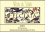 Villa La Selva Felciaia 2001 Front Label