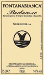 Fontanabianca Barbaresco Serraboella 2007 Front Label
